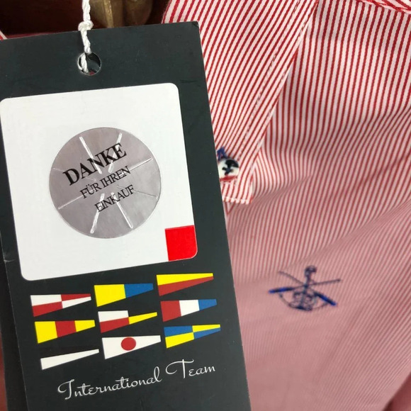 claudio campione danke  dress shirt modern fit size medium - Picture 5 of 10